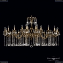 71105/24/590 A GB Подвесная люстра под бронзу из латуни Bohemia Ivele Crystal