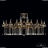 71105/24/590 A GB Подвесная люстра под бронзу из латуни Bohemia Ivele Crystal