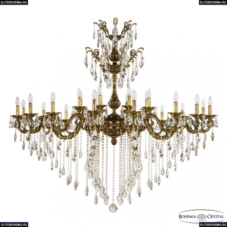71105/24/590/XL B GB Подвесная люстра под бронзу из латуни Bohemia Ivele Crystal