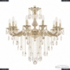 71114/10/250/B GW Подвесная люстра под бронзу из латуни Bohemia Ivele Crystal