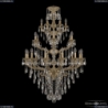71116/12+6+6/300/3d B FP Подвесная люстра под бронзу из латуни Bohemia Ivele Crystal