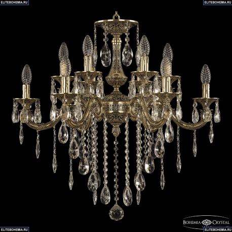 71118/12/225 B GB Подвесная люстра под бронзу из латуни Bohemia Ivele Crystal