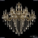 71118/20/335 B GB Подвесная люстра под бронзу из латуни Bohemia Ivele Crystal