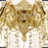 71202/12/300 A GW Подвесная люстра под бронзу из латуни Bohemia Ivele Crystal