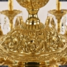 71202/16/360 A G Подвесная люстра под бронзу из латуни Bohemia Ivele Crystal