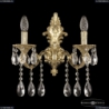 7201B14/2/175 A G Бра под бронзу из латуни Bohemia Ivele Crystal