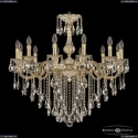 72101/12/300 B GW Подвесная люстра под бронзу из латуни Bohemia Ivele Crystal