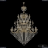 72118/32+16+16/755/3d B G Y3 Подвесная люстра под бронзу из латуни Bohemia Ivele Crystal