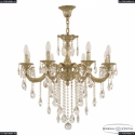 72199/8/250 B G Подвесная люстра под бронзу из латуни Bohemia Ivele Crystal