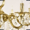 73301/12/250 A GB Подвесная люстра под бронзу из латуни Bohemia Ivele Crystal