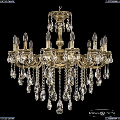 75101/12/250 B GB Подвесная люстра под бронзу из латуни Bohemia Ivele Crystal