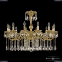 75101/12/300 A G Подвесная люстра под бронзу из латуни Bohemia Ivele Crystal