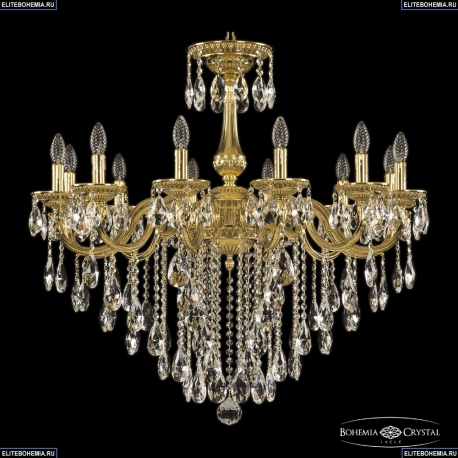 75101/12/300 B G Подвесная люстра под бронзу из латуни Bohemia Ivele Crystal