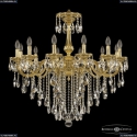 75101/12/300 B G Подвесная люстра под бронзу из латуни Bohemia Ivele Crystal