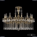 75101/16/300 A GB Подвесная люстра под бронзу из латуни Bohemia Ivele Crystal