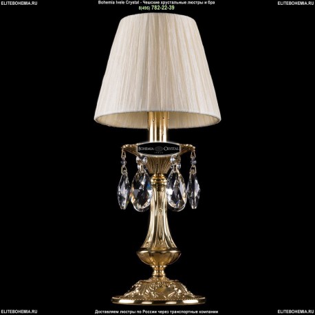 1702L/1-30/GD/SH33 Хрустальная настольная лампа Bohemia Ivele Crystal
