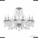 1605/12/300 Ni Люстра Bohemia Ivele Crystal