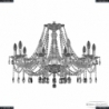 1607/10/300 Ni Люстра Bohemia Ivele Crystal