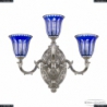 7214B12/2+1/210 Ni P2 U Clear-Blue/H-1H Бра Bohemia Ivele Crystal