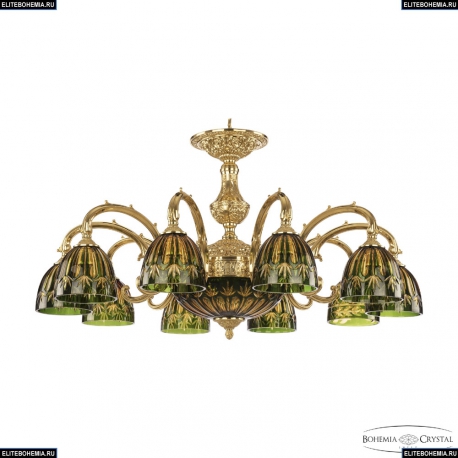 72209P/10/250 G P1 D Amber-Green/H-1I Люстра Bohemia Ivele Crystal