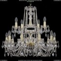 1402/10+5/240-60/2d/G Хрустальная подвесная люстра Bohemia Ivele Crystal