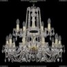1402/10+5/240-60/2d/G Хрустальная подвесная люстра Bohemia Ivele Crystal