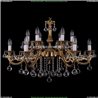 1703/12/320/B/G/Balls Хрустальная подвесная люстра Bohemia Ivele Crystal