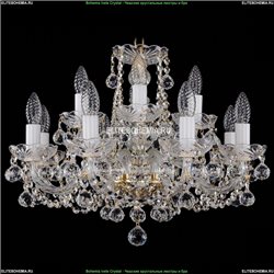 1402/8+4/195/G/Balls Хрустальная подвесная люстра Bohemia Ivele Crystal