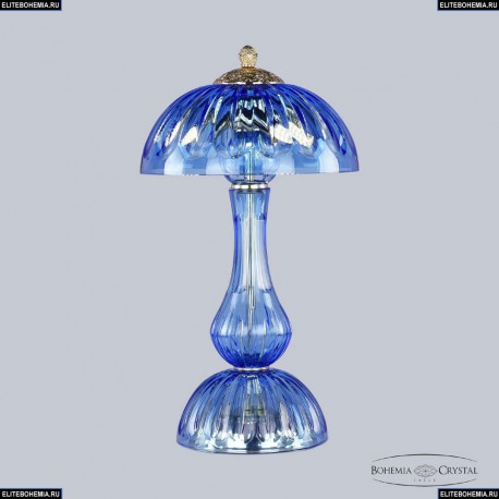 1371L/3/25 G Aquamarine/M-1H Хрустальная настольная лампа Bohemia Ivele Crystal