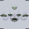 1308/10/300 G Cl/Clear-Green/H-1I Хрустальная люстра Bohemia Ivele Crystal