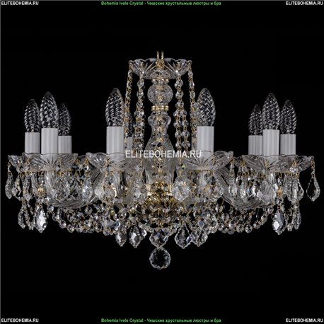 1402/10/195/G/Leafs Хрустальная подвесная люстра Bohemia Ivele Crystal (Богемия)