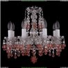 1410/8/141/Ni/V7010 Хрустальная подвесная люстра Bohemia Ivele Crystal