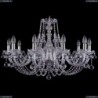 1406/10/300/Ni/Balls Хрустальная подвесная люстра Bohemia Ivele Crystal