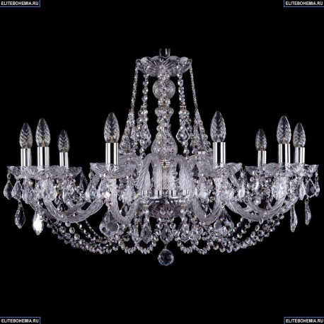 1406/10/300/Ni/Leafs Хрустальная подвесная люстра Bohemia Ivele Crystal