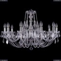 1406/10/300/Ni/Leafs Хрустальная подвесная люстра Bohemia Ivele Crystal