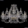 1406/10+5/300/G Хрустальная подвесная люстра Bohemia Ivele Crystal