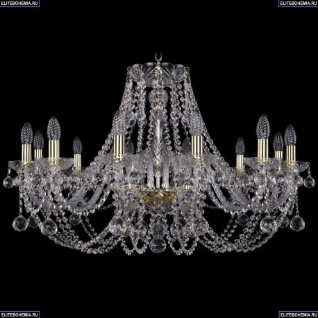 1406/12/300/G/Balls Хрустальная подвесная люстра Bohemia Ivele Crystal