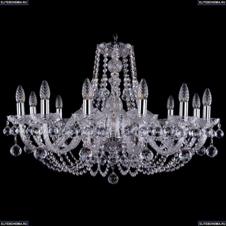 1406/12/300/Ni/Balls Хрустальная подвесная люстра Bohemia Ivele Crystal