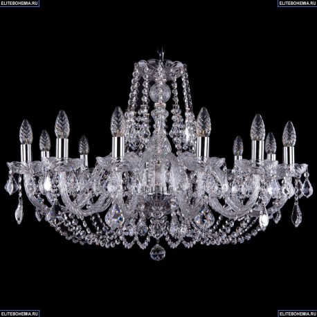 1406/12/300/Ni/Leafs Хрустальная подвесная люстра Bohemia Ivele Crystal