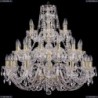 1406/12+12+6/300/3d/G Хрустальная большая люстра Bohemia Ivele Crystal