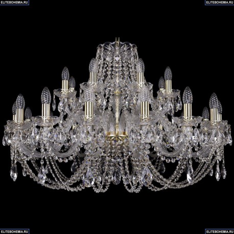 1406/16+8/360/G Хрустальная подвесная люстра Bohemia Ivele Crystal
