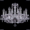 1406/8/160/Ni/Leafs Хрустальная подвесная люстра Bohemia Ivele Crystal