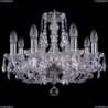 1406/8/160/Ni/Leafs Хрустальная подвесная люстра Bohemia Ivele Crystal