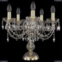 1406L/5/141-39/G Хрустальная настольная лампа Bohemia Ivele Crystal
