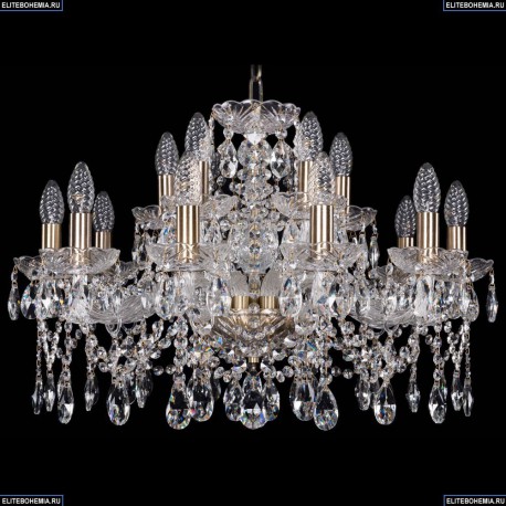 1413/10+5/220/Pa Хрустальная подвесная люстра Bohemia Ivele Crystal