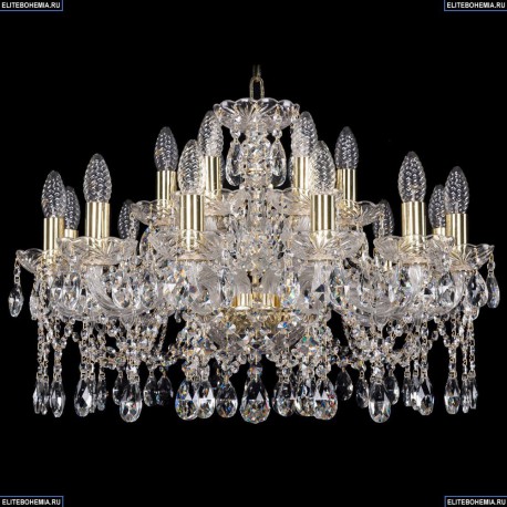 1413/12+6/220/G Хрустальная подвесная люстра Bohemia Ivele Crystal