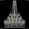 1413/20+10+5/400/h-158/3d/G Хрустальная подвесная люстра Bohemia Ivele Crystal