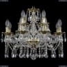 1613/8+4/200/GB Хрустальная подвесная люстра Bohemia Ivele Crystal