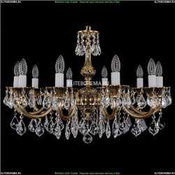 1702/10/250/A/GB/Leafs Хрустальная подвесная люстра Bohemia Ivele Crystal